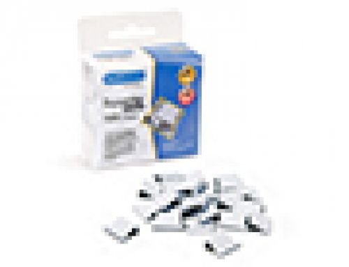 Supaclips rapesco capacidad 40 hojas color blanco caja de 100 unidades , Rapesco , 154321 , 5018505701341